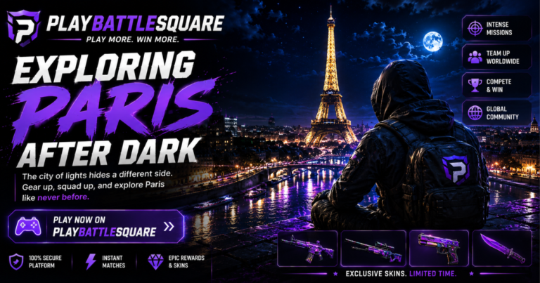 Playbattlesquare exploring paris after dark page